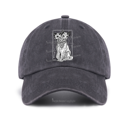 Purplehecate The Cat Goddess Bastet Baseball Cap