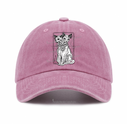 Purplehecate The Cat Goddess Bastet Baseball Cap