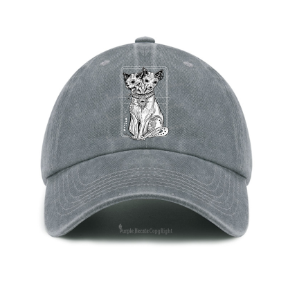 Purplehecate The Cat Goddess Bastet Baseball Cap