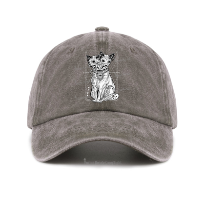 Purplehecate The Cat Goddess Bastet Baseball Cap