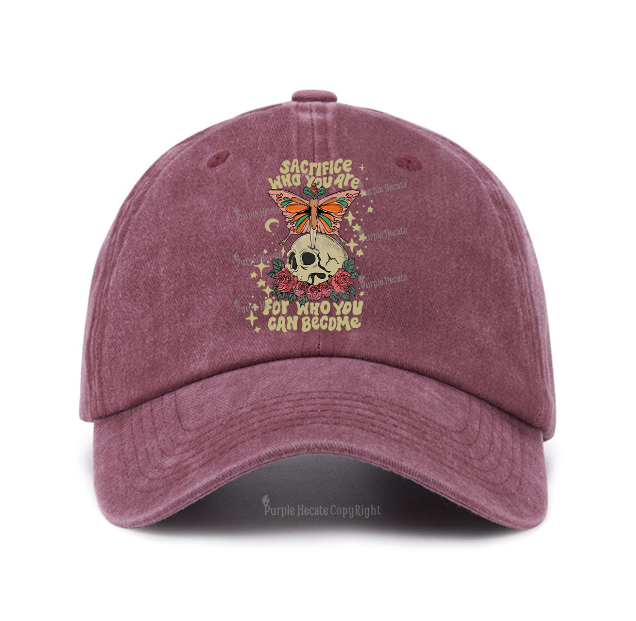 Purplehecate For Who You Can Become Baseball Cap