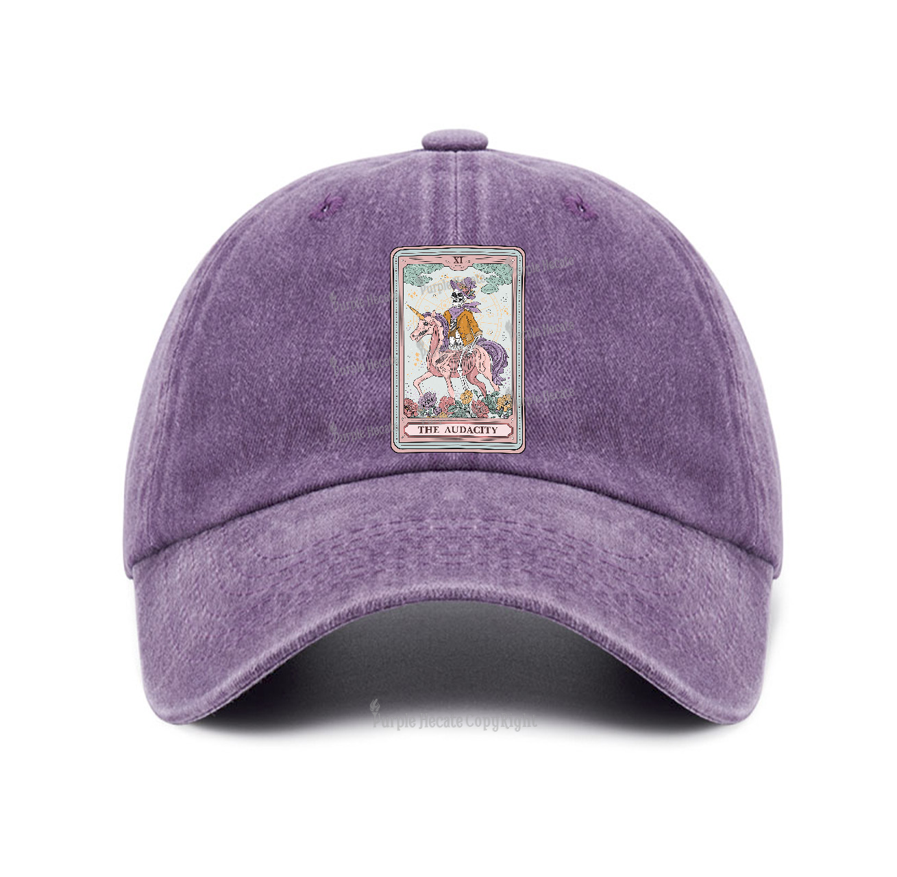 Purplehecate The Audacity Tarot Card Baseball Cap