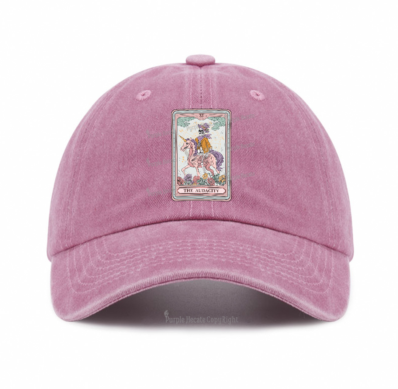 Purplehecate The Audacity Tarot Card Baseball Cap