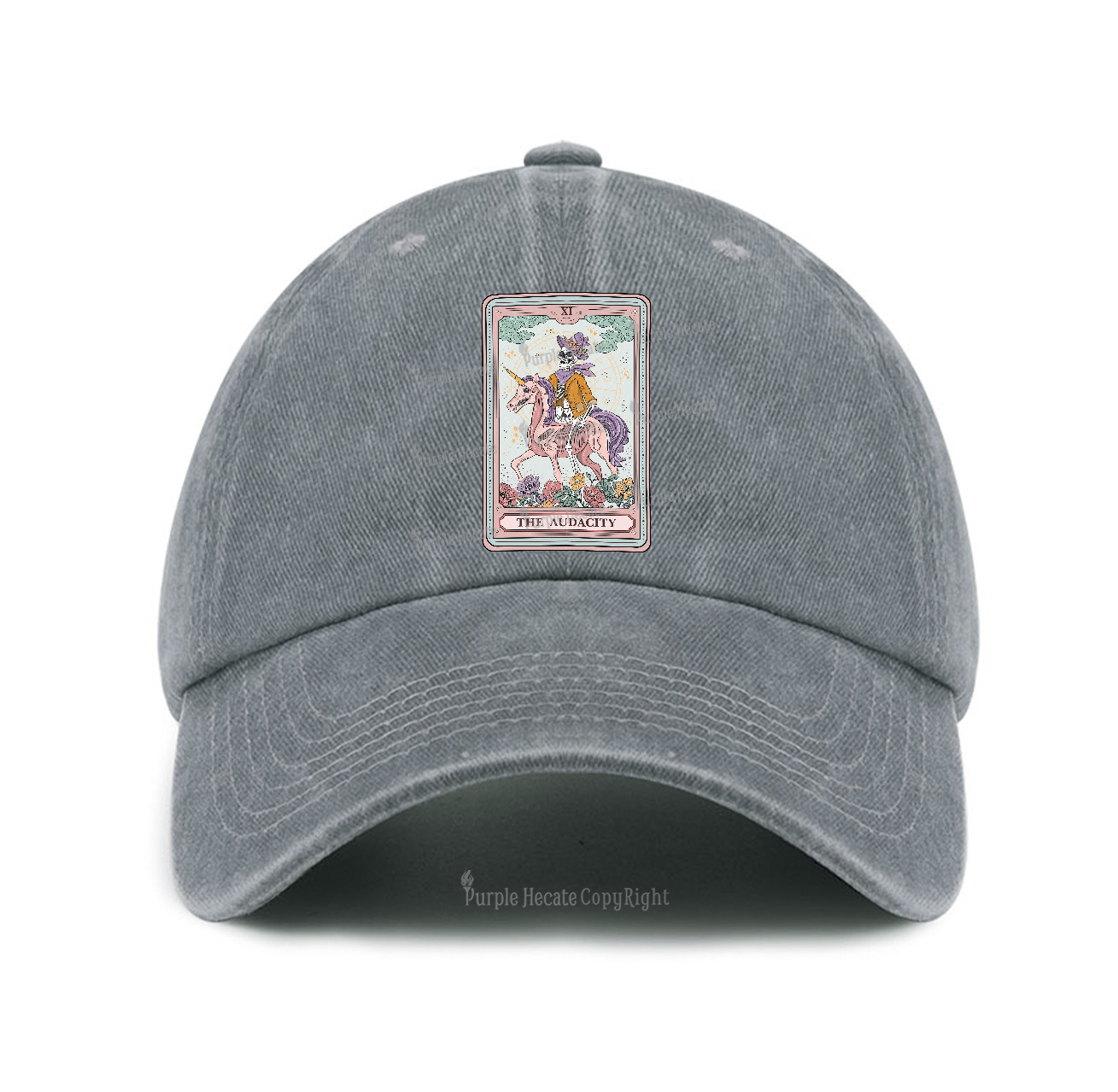 Purplehecate The Audacity Tarot Card Baseball Cap