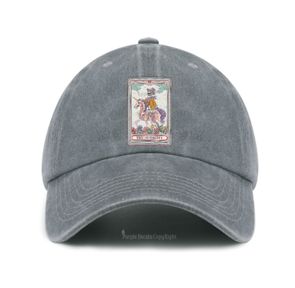 Purplehecate The Audacity Tarot Card Baseball Cap