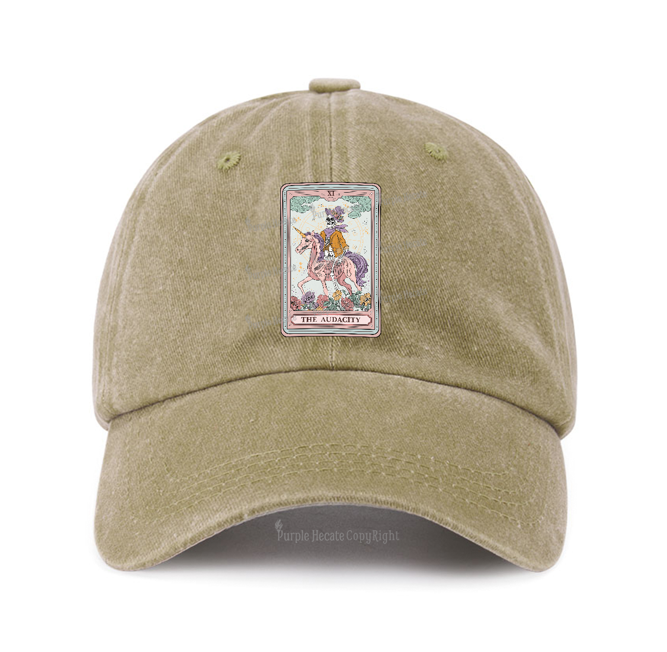 Purplehecate The Audacity Tarot Card Baseball Cap