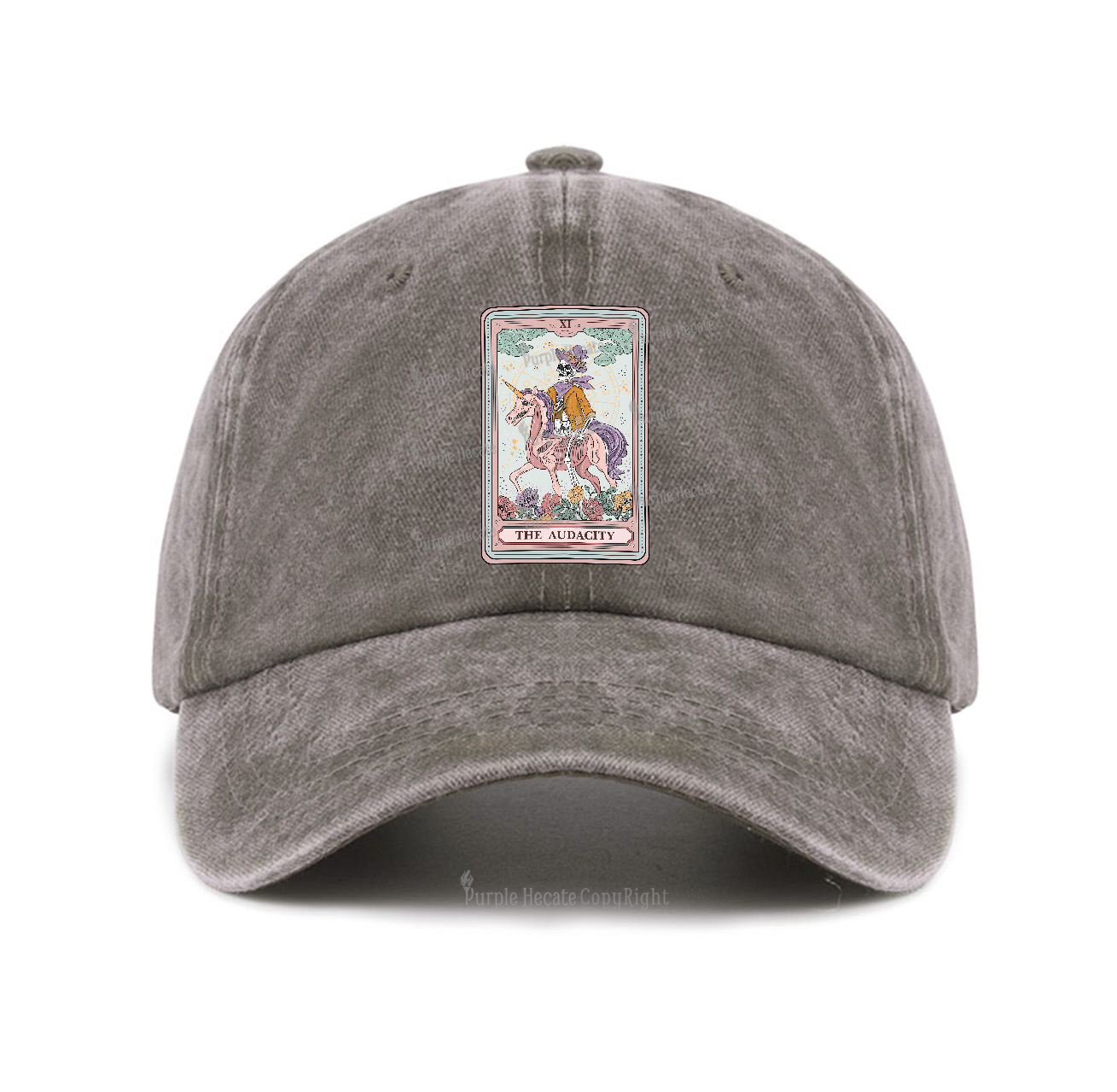 Purplehecate The Audacity Tarot Card Baseball Cap