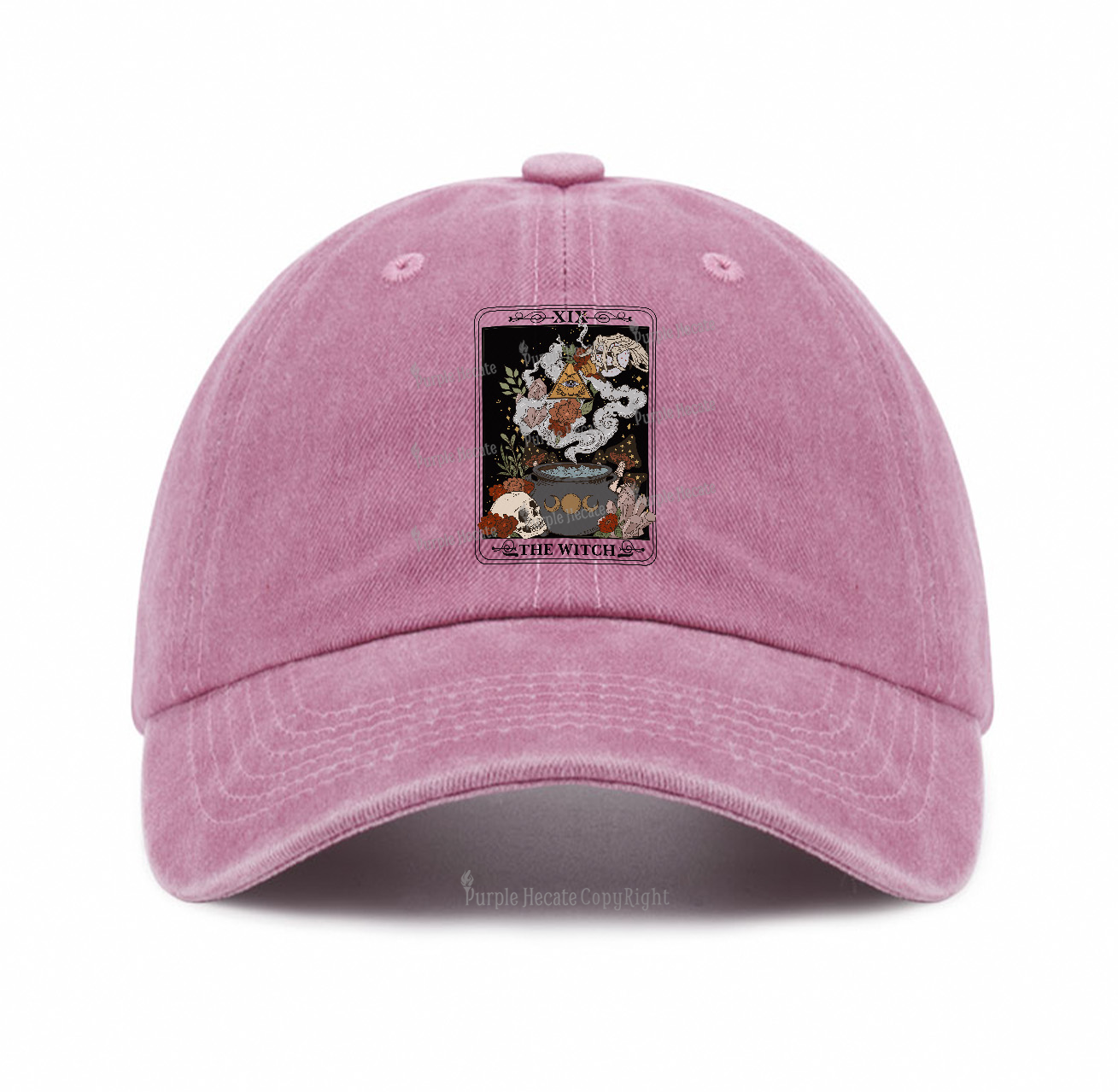 Purplehecate The Witch Tarot Baseball Cap