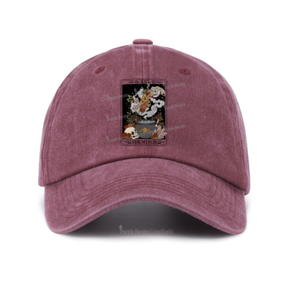 Purplehecate The Witch Tarot Baseball Cap