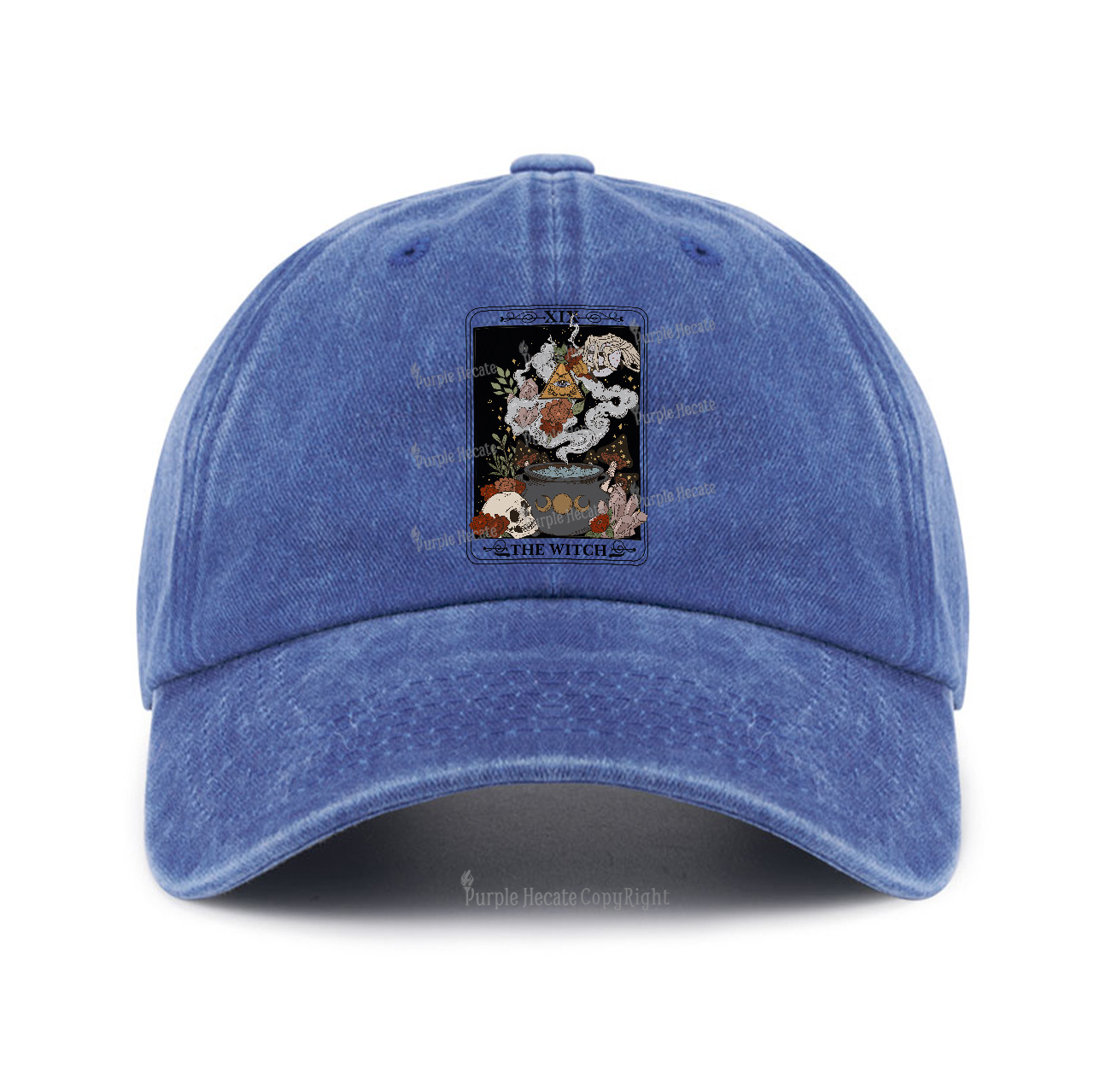 Purplehecate The Witch Tarot Baseball Cap