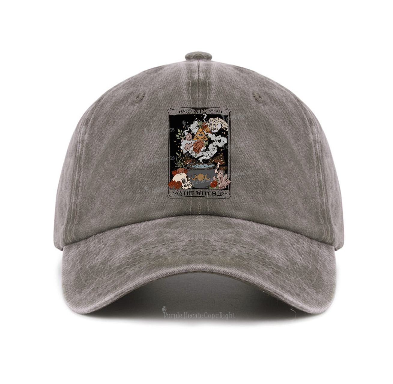 Purplehecate The Witch Tarot Baseball Cap