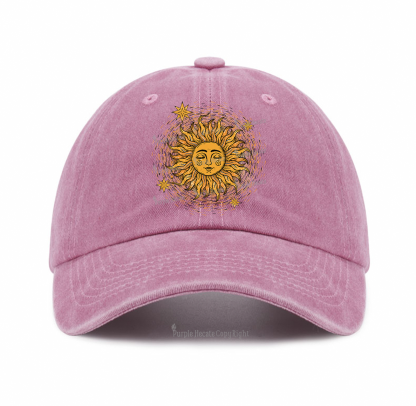 Purplehecate Celestial Sun Baseball Cap