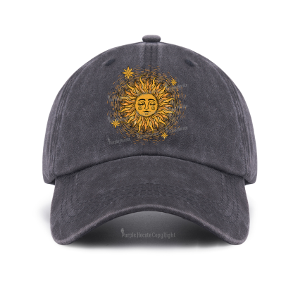 Purplehecate Celestial Sun Baseball Cap
