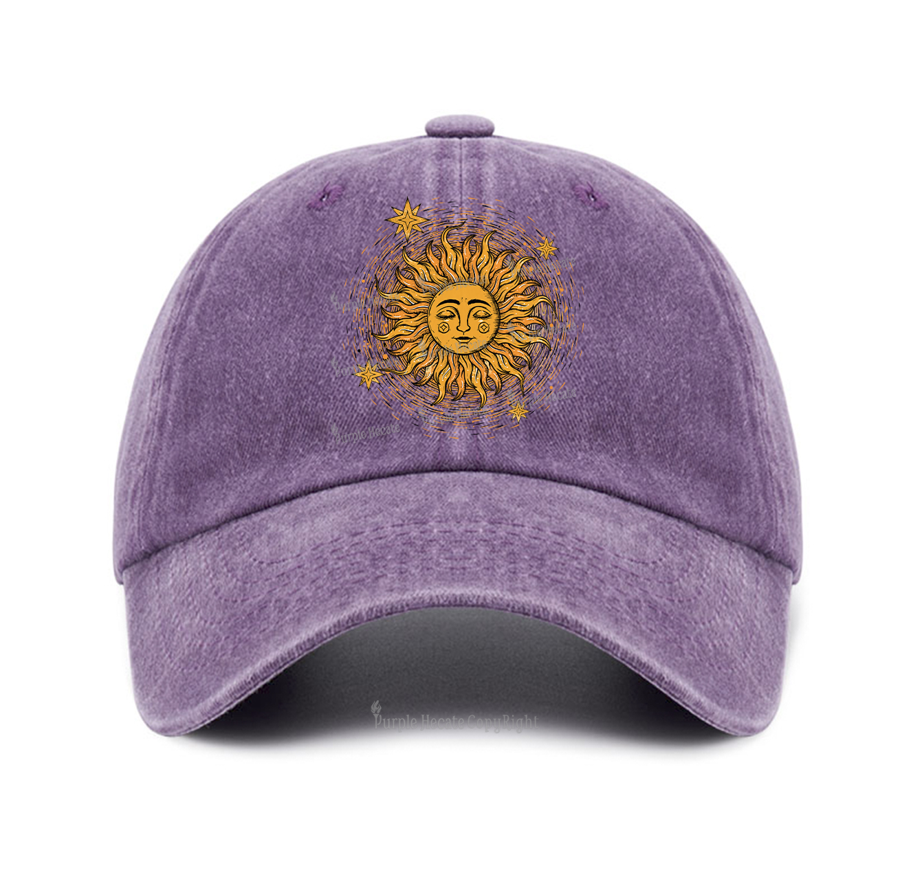 Purplehecate Celestial Sun Baseball Cap