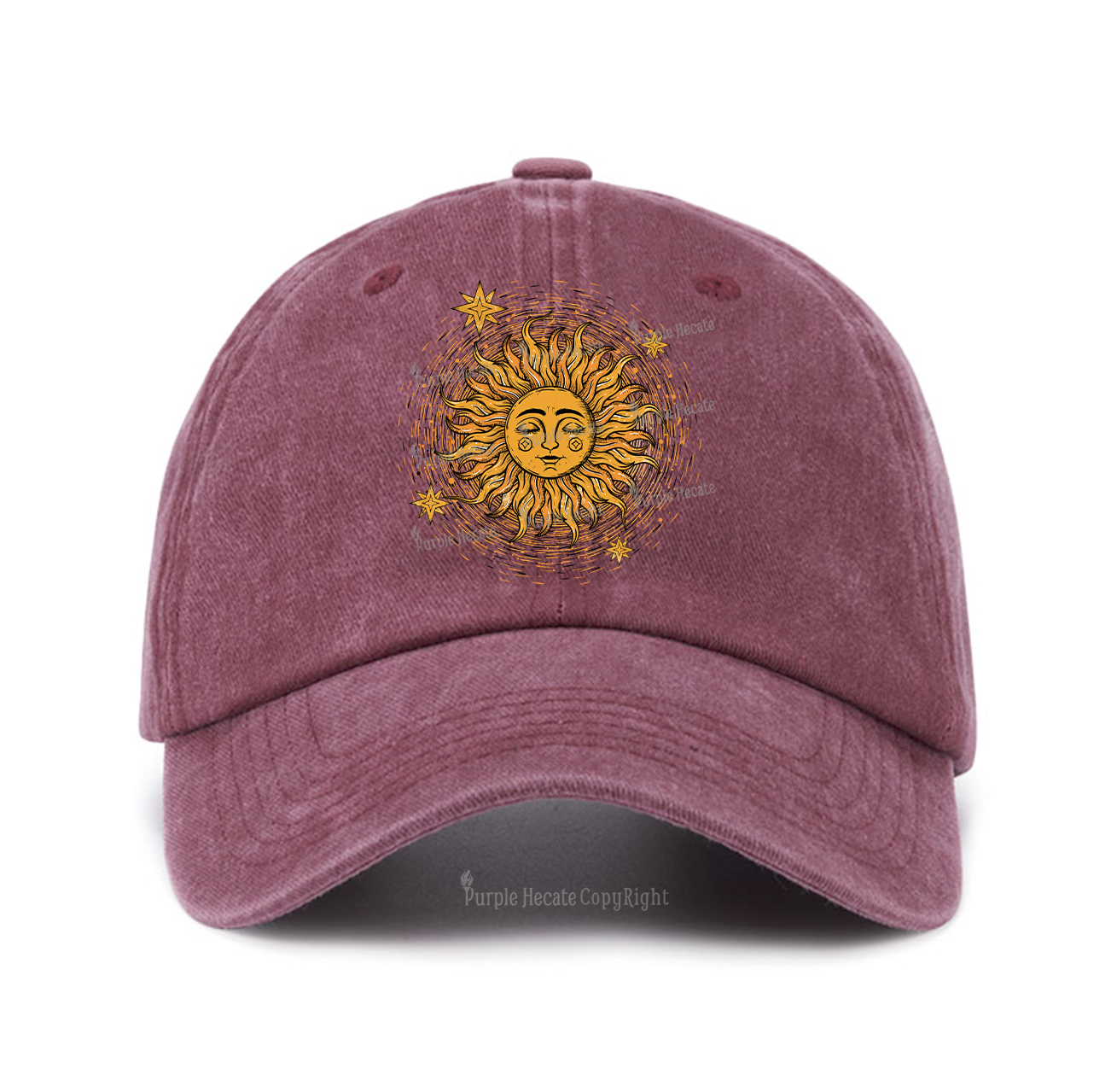 Purplehecate Celestial Sun Baseball Cap