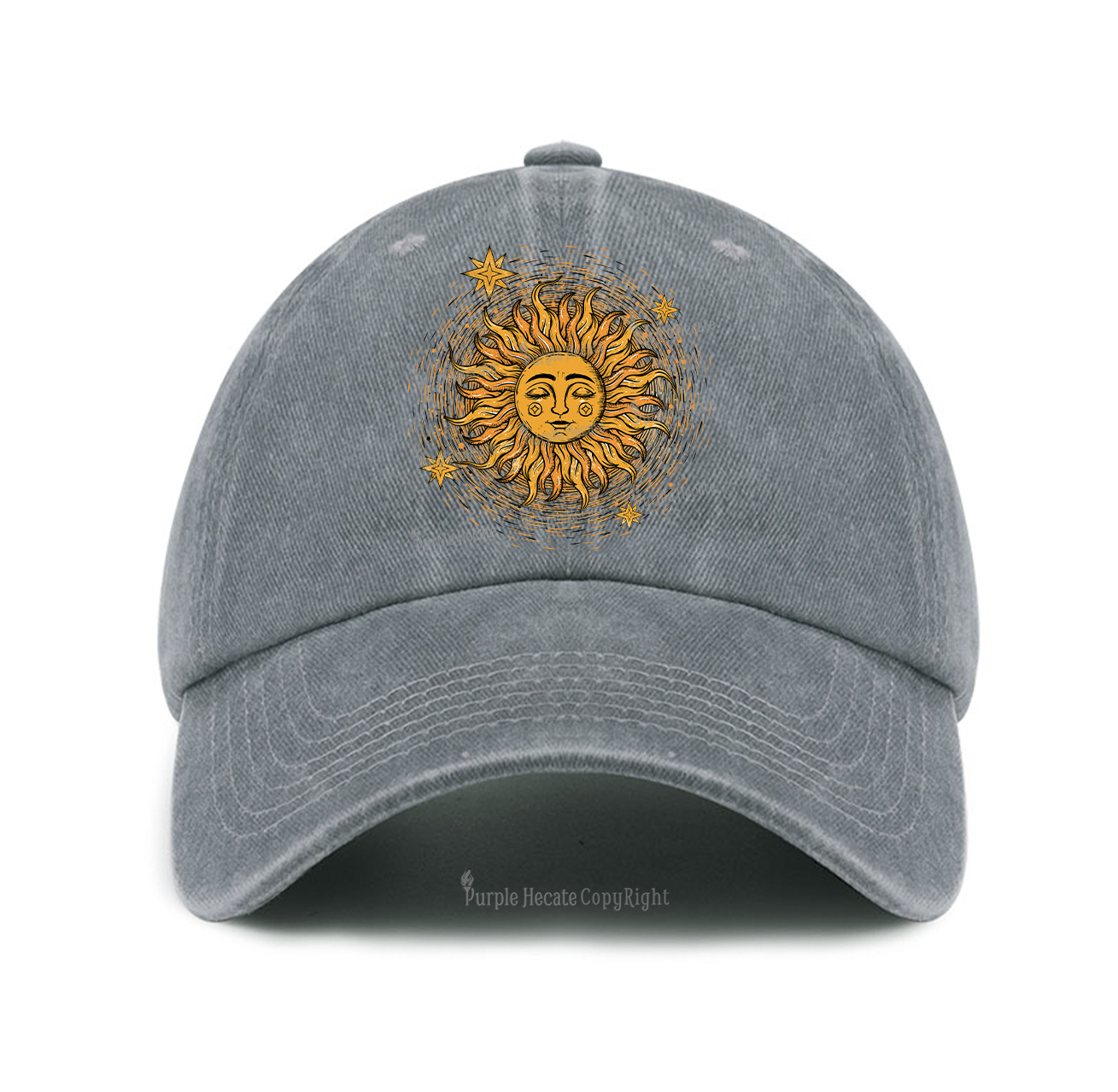 Purplehecate Celestial Sun Baseball Cap