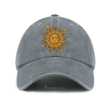Purplehecate Celestial Sun Baseball Cap