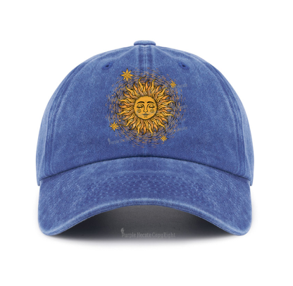 Purplehecate Celestial Sun Baseball Cap