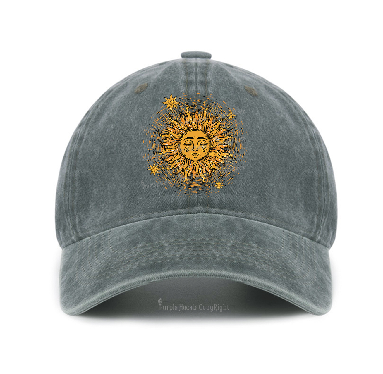 Purplehecate Celestial Sun Baseball Cap