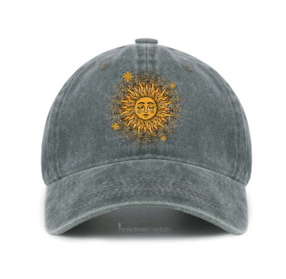 Purplehecate Celestial Sun Baseball Cap