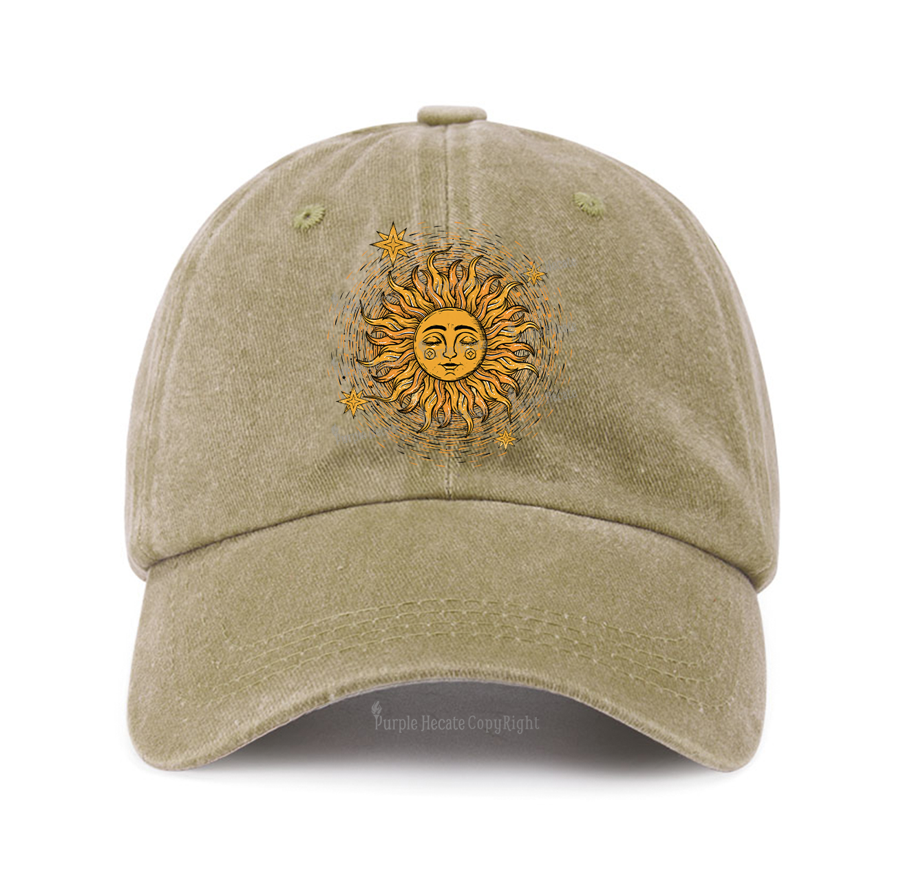 Purplehecate Celestial Sun Baseball Cap