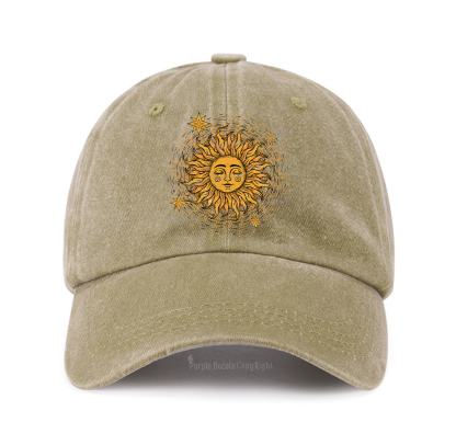 Purplehecate Celestial Sun Baseball Cap