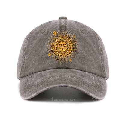Purplehecate Celestial Sun Baseball Cap