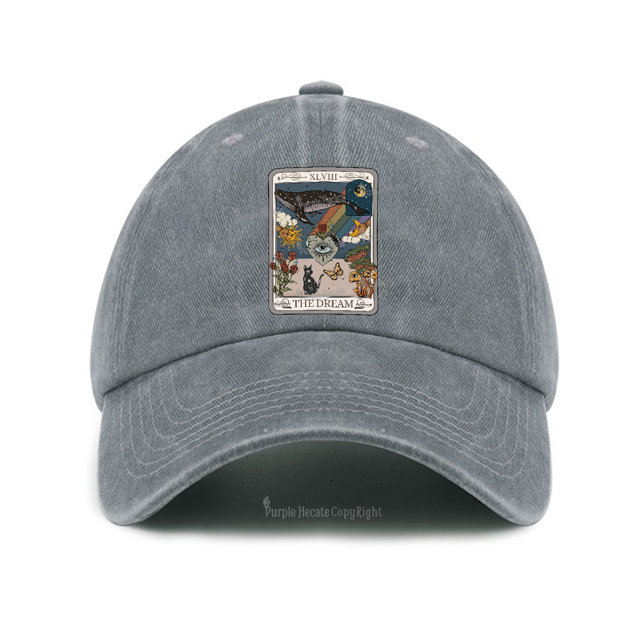 Purplehecate The Dream Tarot Baseball Cap