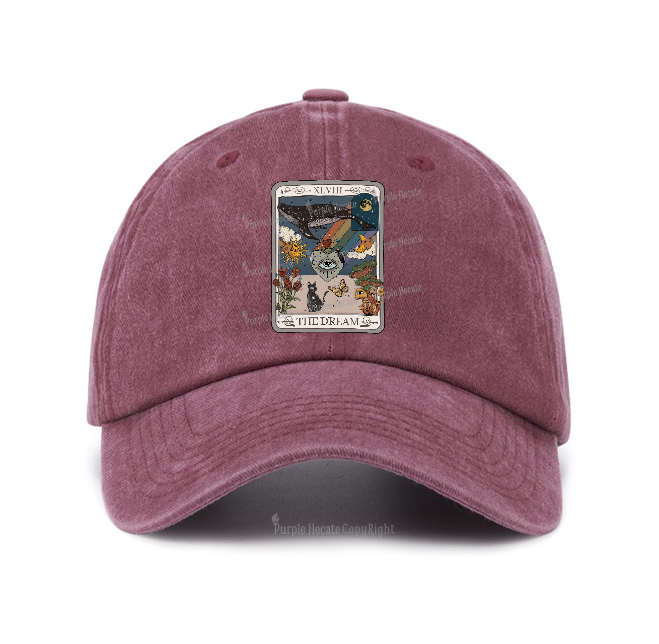 Purplehecate The Dream Tarot Baseball Cap