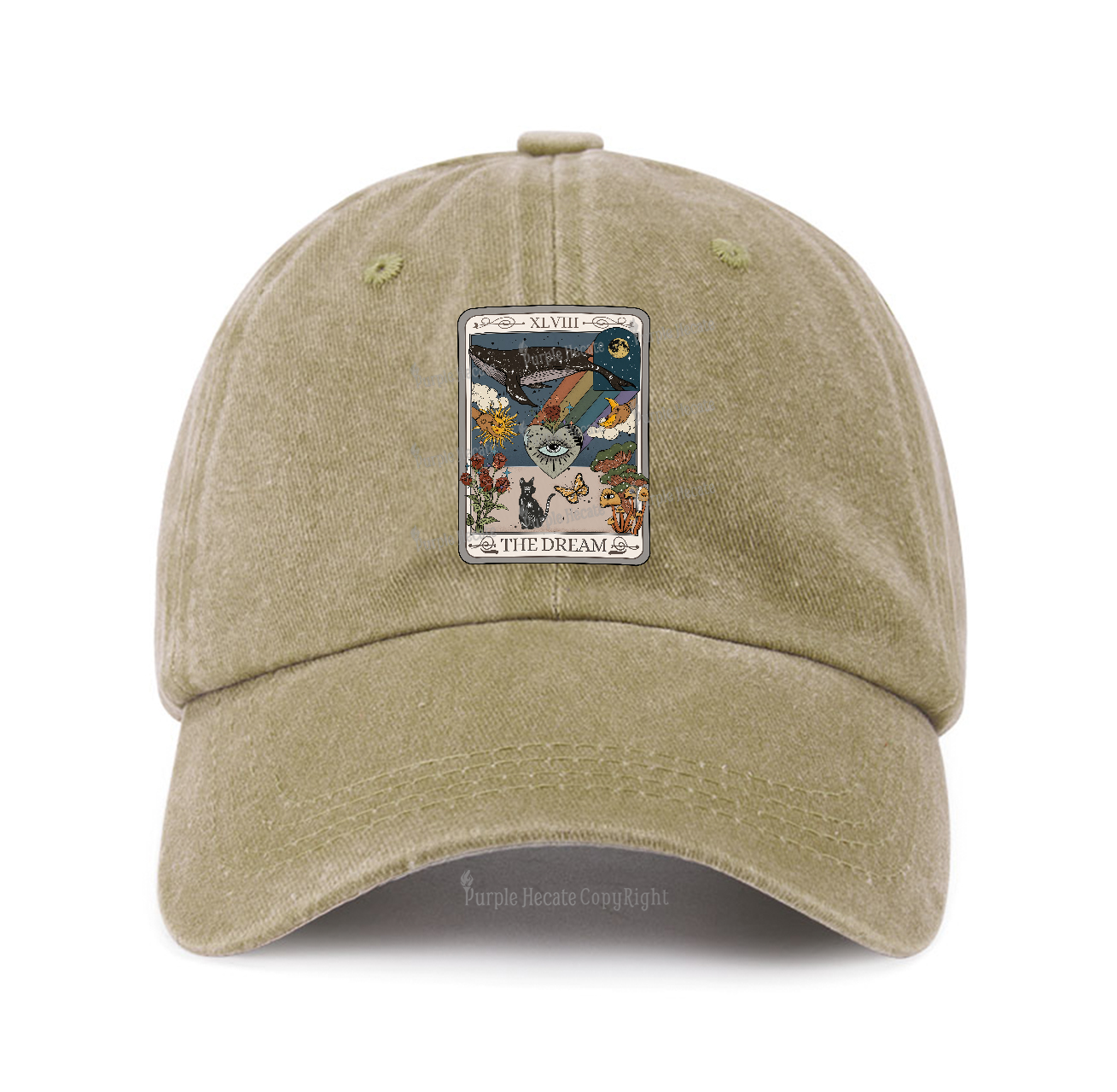 Purplehecate The Dream Tarot Baseball Cap