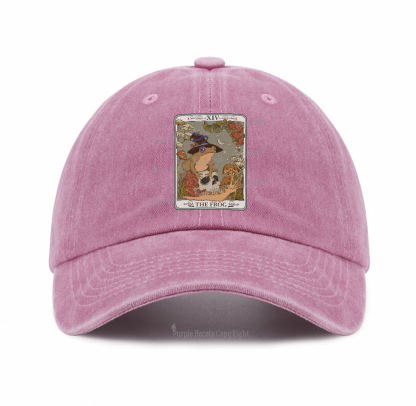 Purplehecate The Frog Tarot Baseball Cap