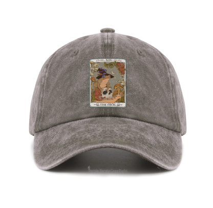 Purplehecate The Frog Tarot Baseball Cap