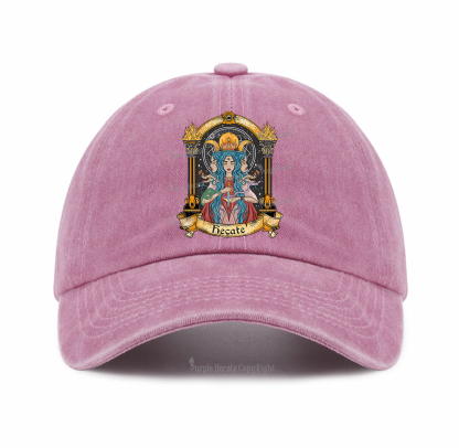 Purplehecate Triple Moon Goddess Hecate Baseball Cap
