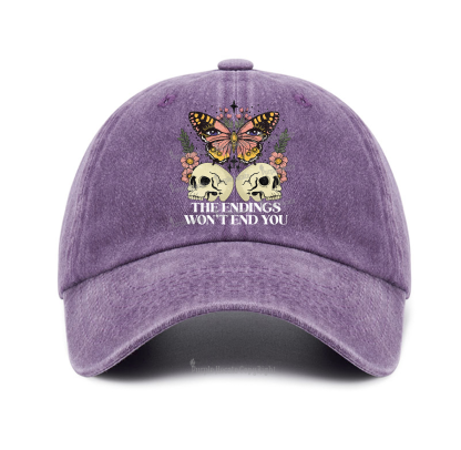Purplehecate The Endings Won't End You Baseball Cap