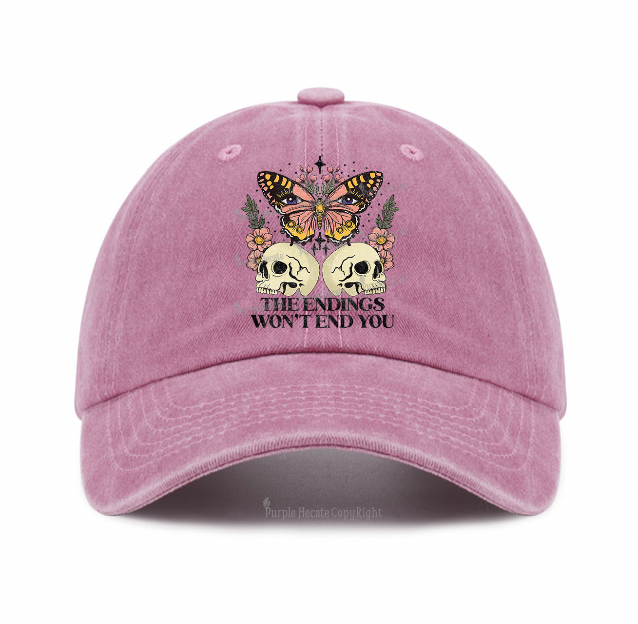 Purplehecate The Endings Won't End You Baseball Cap