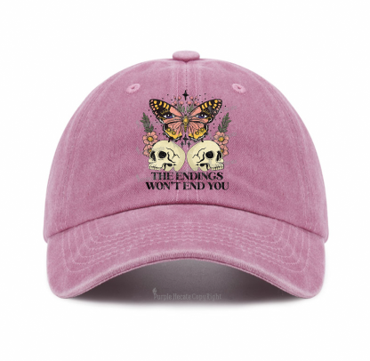 Purplehecate The Endings Won't End You Baseball Cap