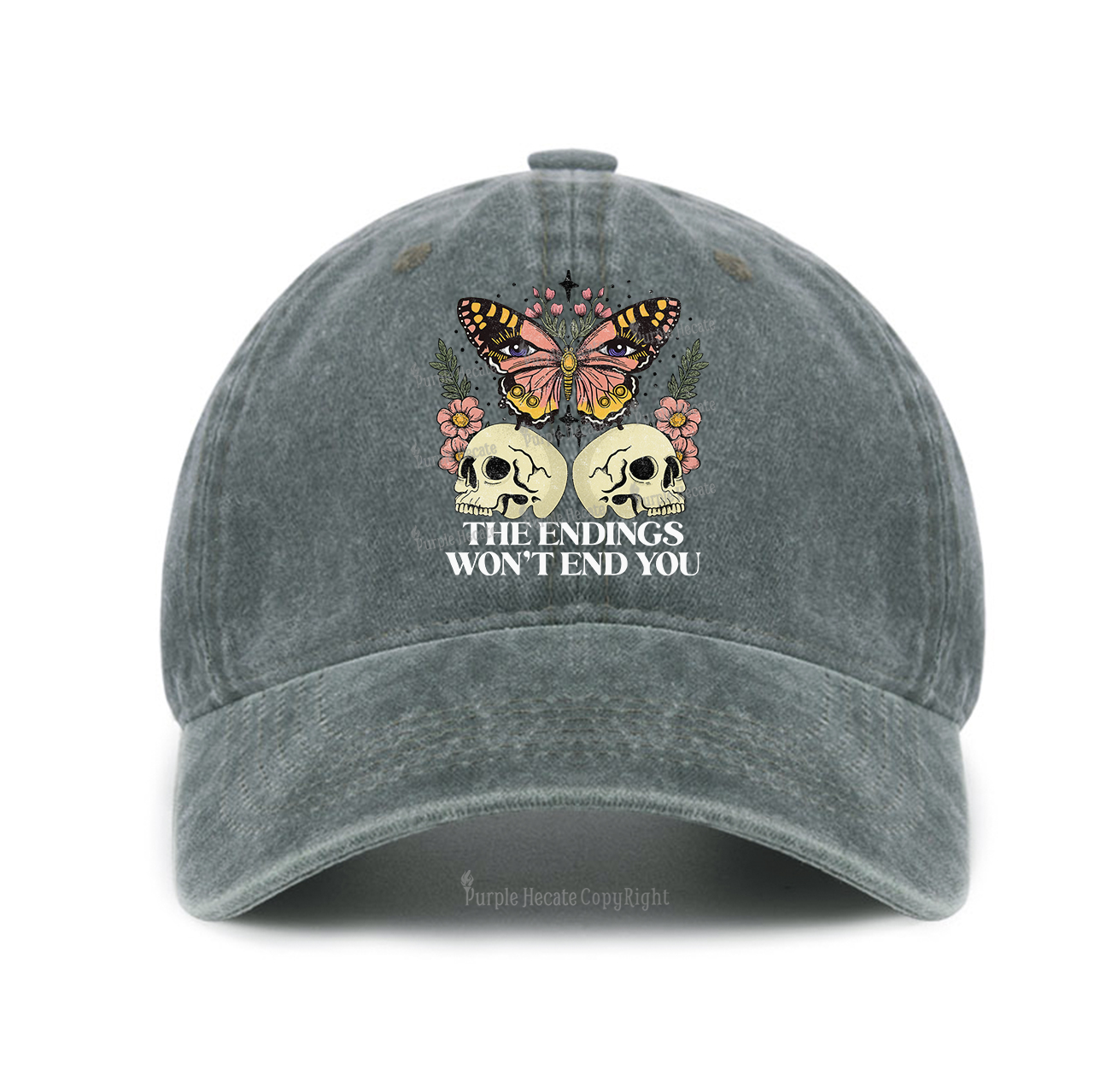 Purplehecate The Endings Won't End You Baseball Cap