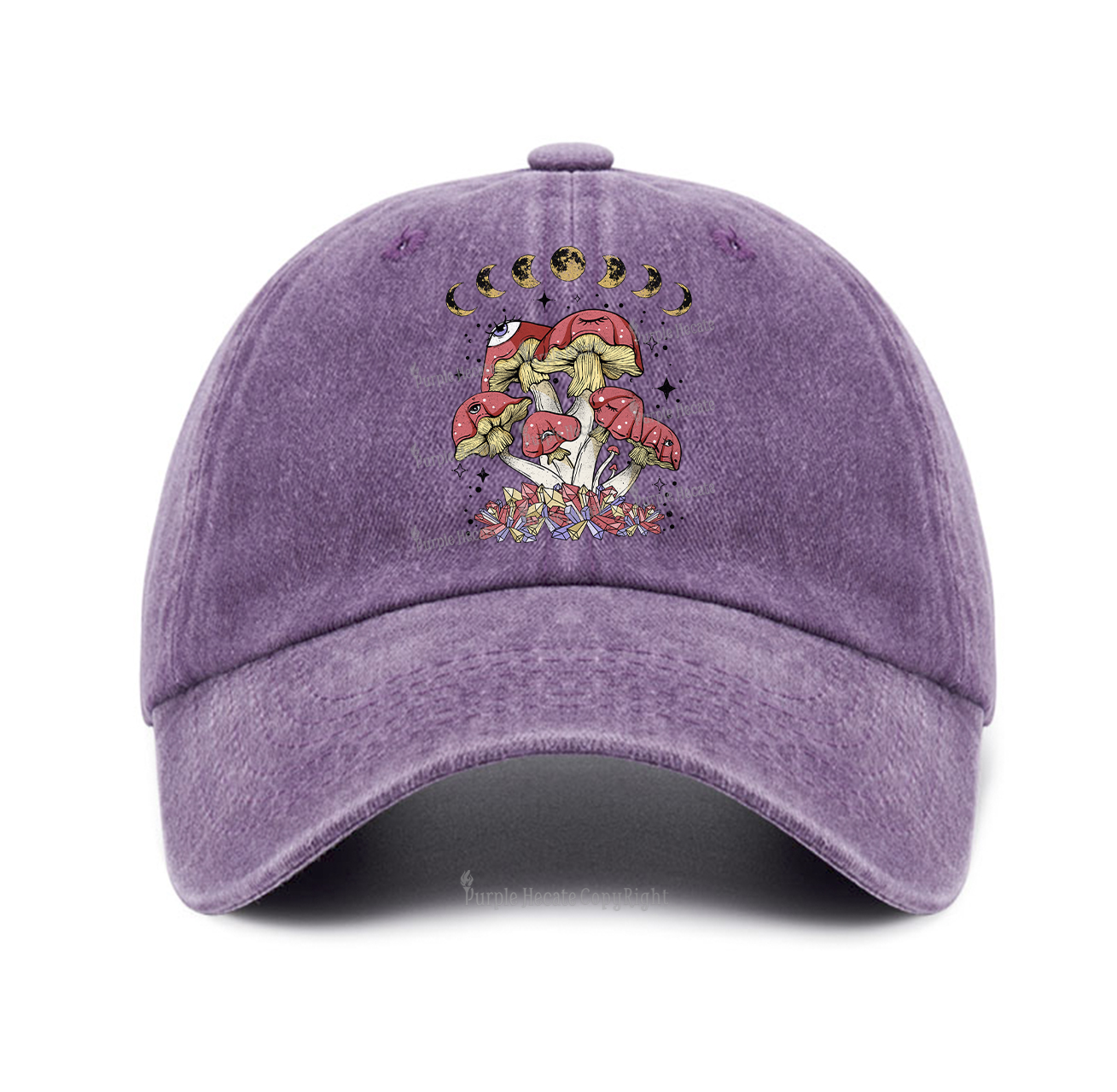 Purplehecate Magic Mushroom Baseball Cap