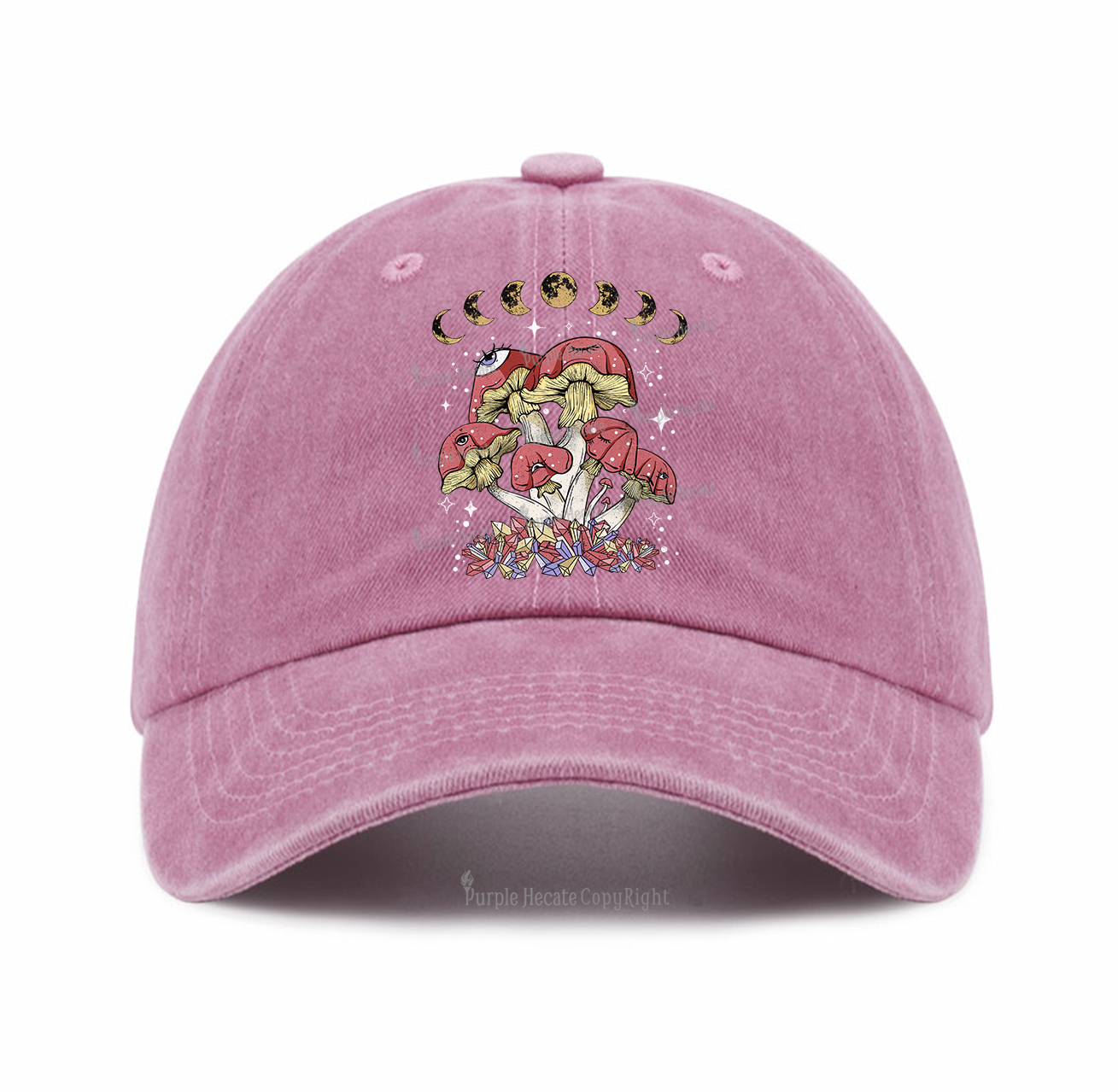 Purplehecate Magic Mushroom Baseball Cap