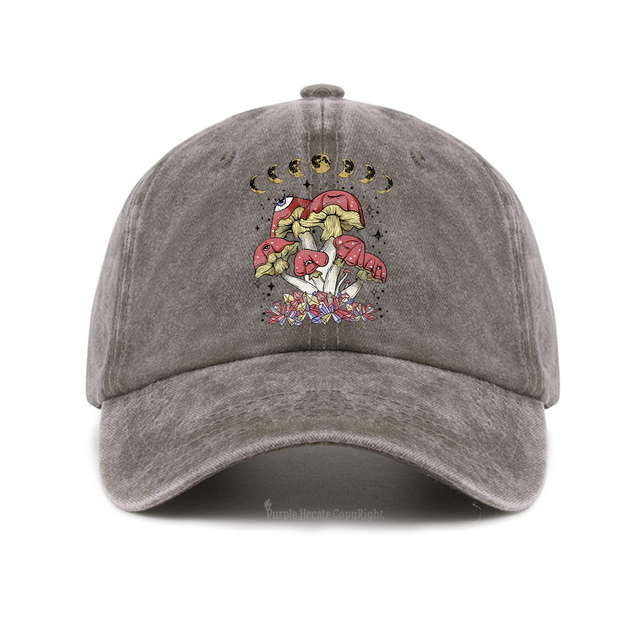 Purplehecate Magic Mushroom Baseball Cap