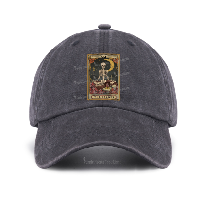 Purplehecate The Reader Tarot Baseball Cap