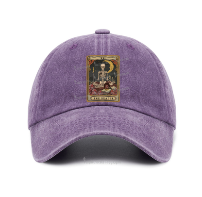 Purplehecate The Reader Tarot Baseball Cap