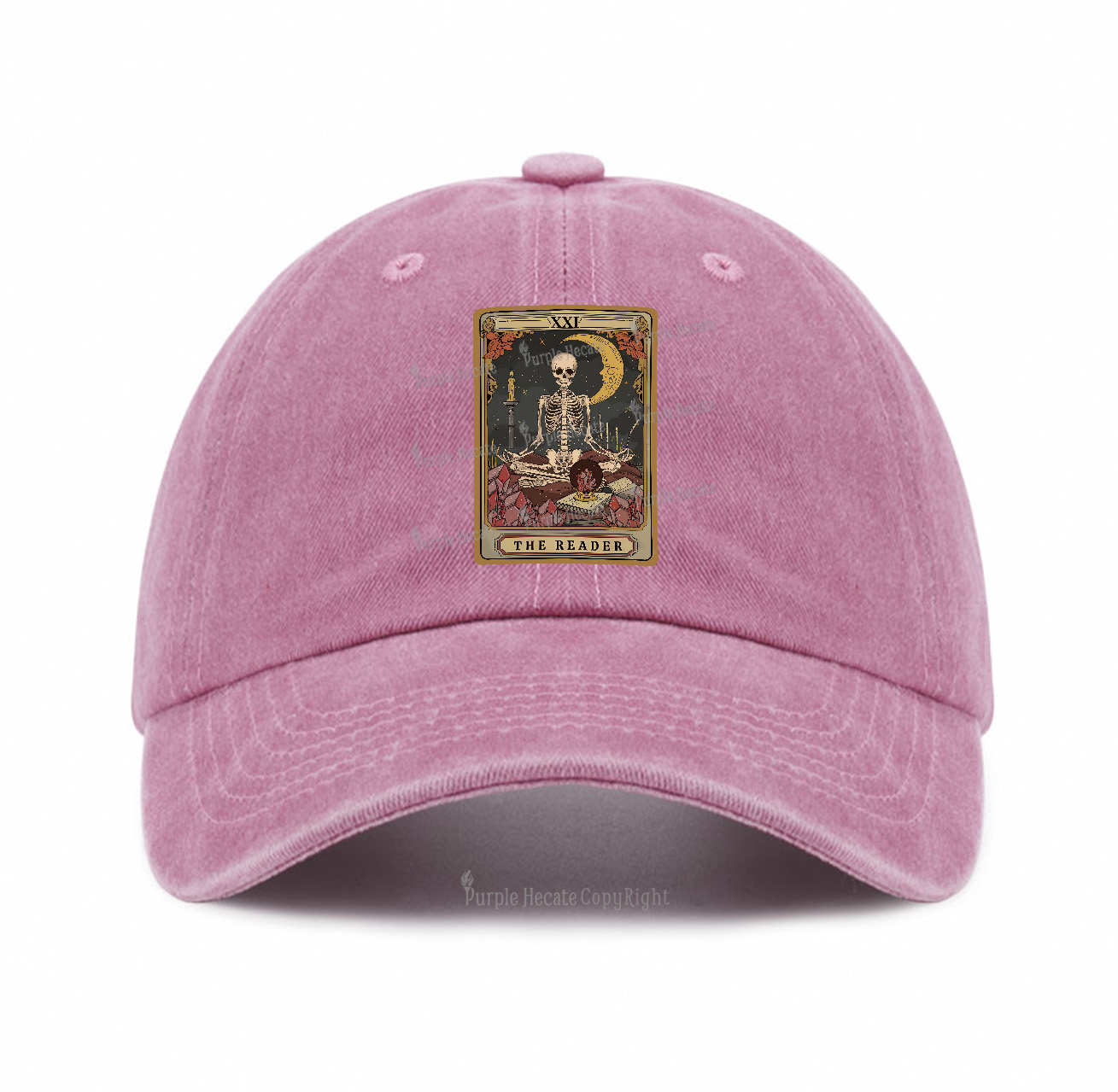 Purplehecate The Reader Tarot Baseball Cap