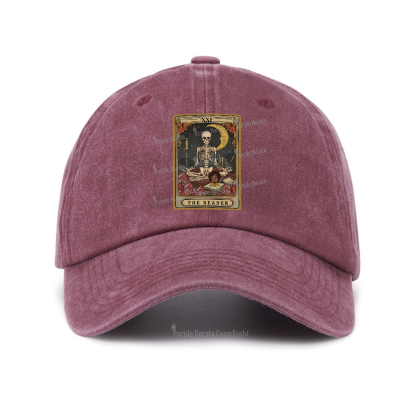 Purplehecate The Reader Tarot Baseball Cap