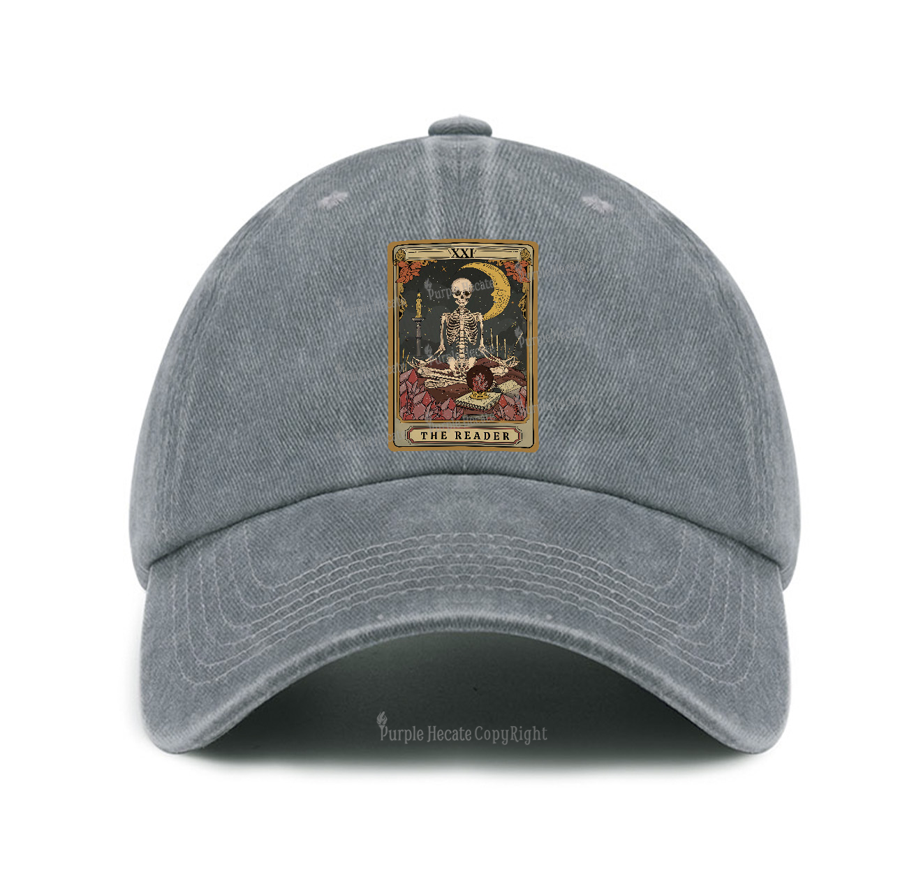 Purplehecate The Reader Tarot Baseball Cap
