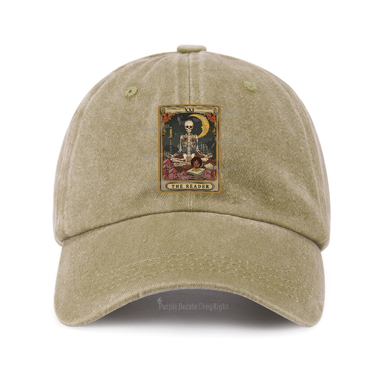 Purplehecate The Reader Tarot Baseball Cap