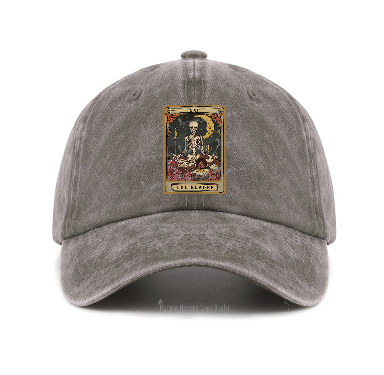 Purplehecate The Reader Tarot Baseball Cap
