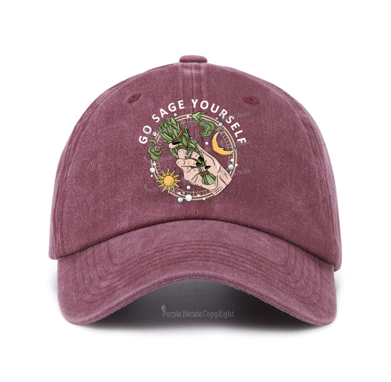 Purplehecate Go Sage Yourself Baseball Cap
