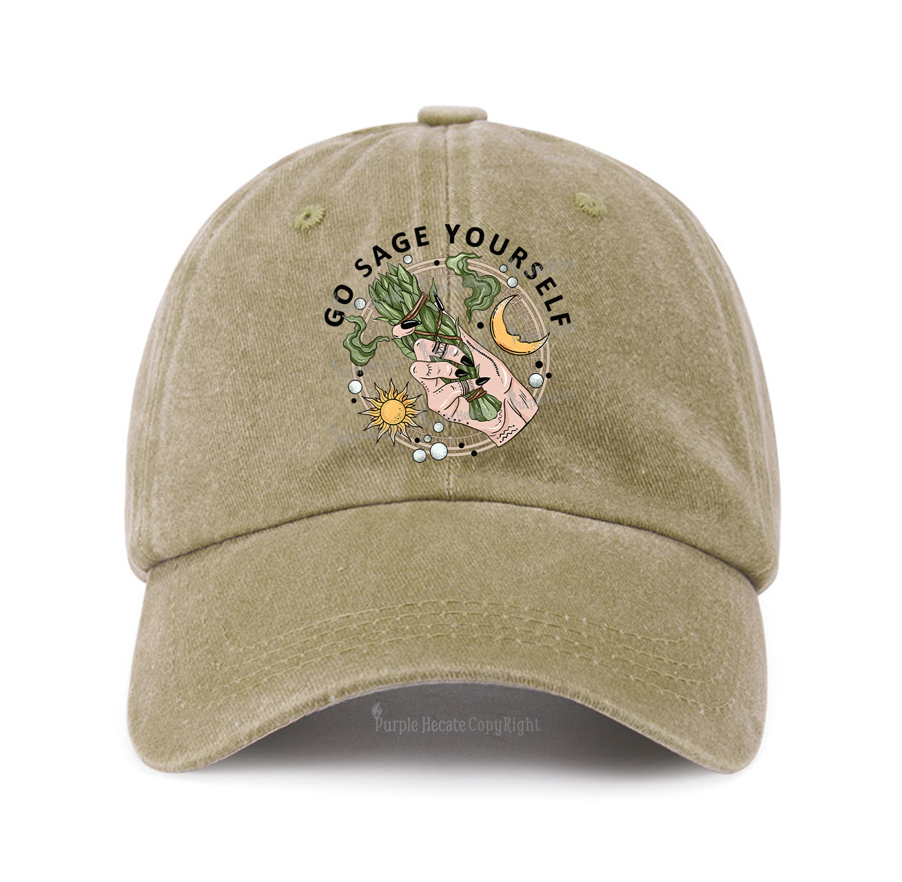 Purplehecate Go Sage Yourself Baseball Cap