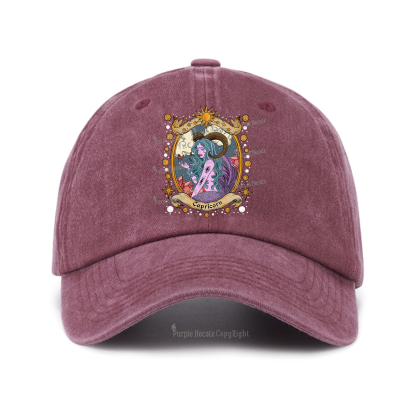 Purplehecate Capricorn Radiance Zodiac Baseball Cap